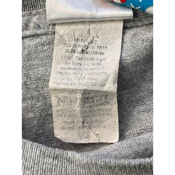 Y2K Lego Ninjago Definitely Up To Something Long Sleeve T Shirt Youth Sz M8 Gray - Picture 11 of 12